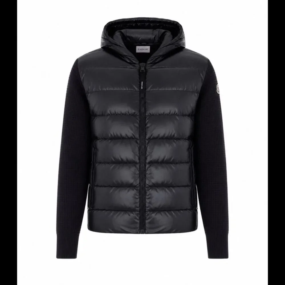 Moncler Men Logo Zip Up Padded Cardigan